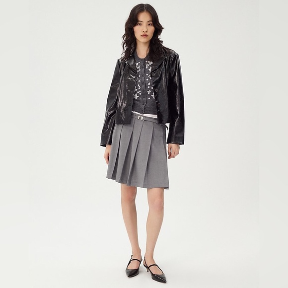 J Crew Pleated prep skirt CM770